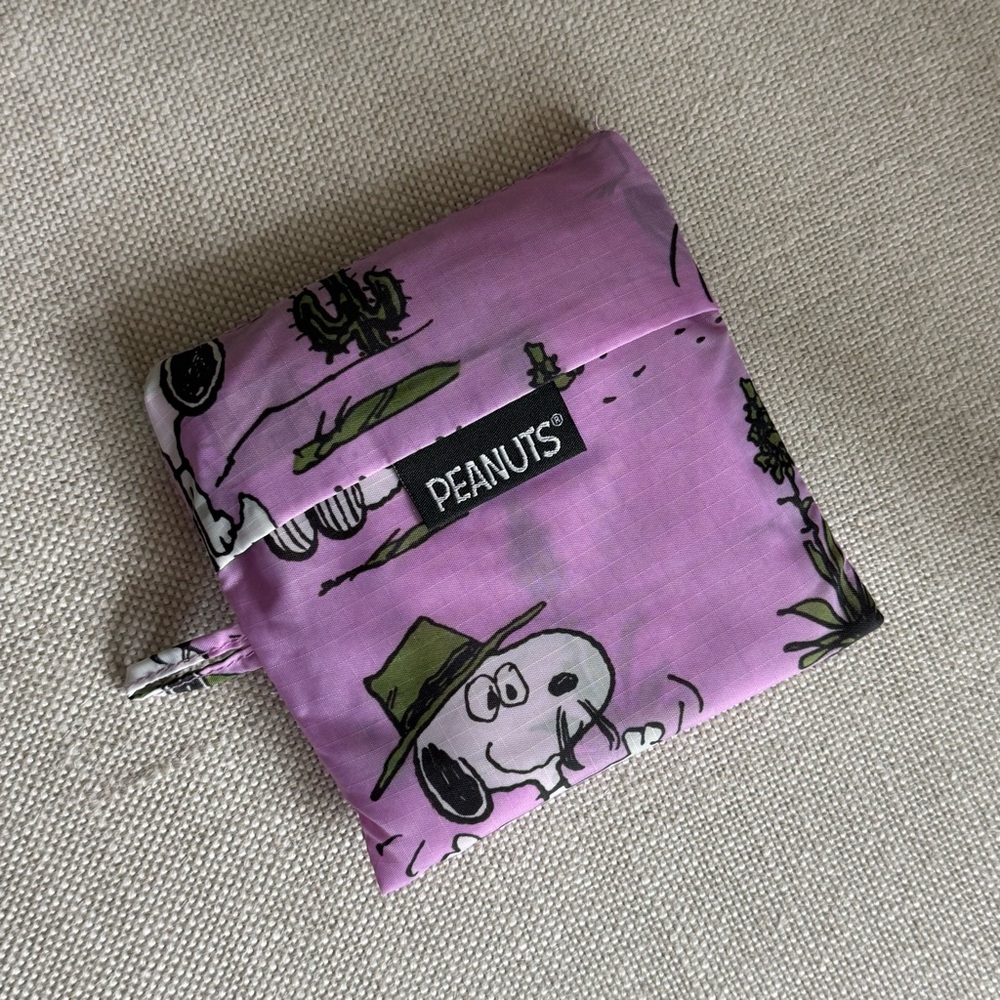 Baggu peanuts snoopy reusable tote bag - Picture 4 of 5
